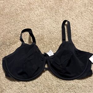 Auden Unlined Comfort Wire Demi Coverage Bra 46DD NWT